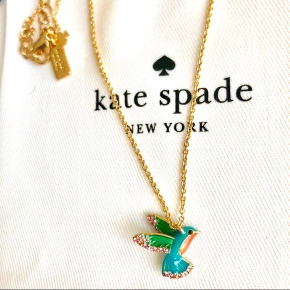 Kate Spade Scenic Route Hummingbird Necklace (BRAND NEW)